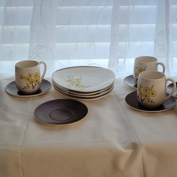 ❤😍CARELON WARE RETRO MIMOSA 1950 MADE IN ENGLAND 17 PIECES - Picture 10 of 16